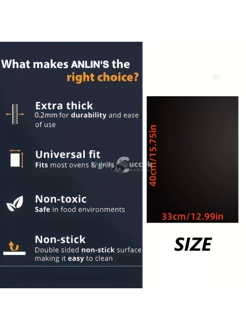 2db Tapadásmentes Sütőlap - Ideális Sütéshez és Grillezéshez