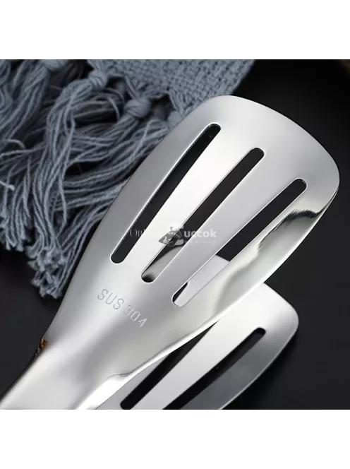 Rozsdamentes acél konyhai fogó - tartós és sokoldalú eszköz főzéshez és tálaláshoz