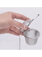 Rozsdamentes acél teatojás és fűszerlabda a könnyű szűréshez és ízesítéshez