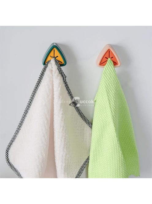 Öntapadós fali törölközőtartó Kék - Praktikus fürdőszobai kiegészítő