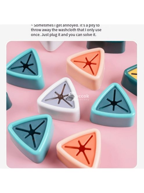 Öntapadós fali törölközőtartó Kék - Praktikus fürdőszobai kiegészítő