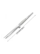 Rozsdamentes acél konyhai és grillcsipesz, hőálló és tartós kivitelben