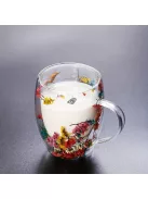Duplafalú Hőszigetelő Kávés és Teásbögre 350ml - Ideális Meleg Italokhoz