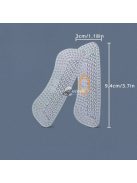 4db Szilikon Csúszásmentes Sarokvédő Bútorlábakhoz és Padlóvédelemhez