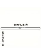 6 méter Ereszcsatorna Védőháló - Levél és Törmelék Elleni Védelemre