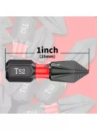 5db Volfrámacél Mágneses Bitfej - Precíziós Csavarhúzó Kiegészítők