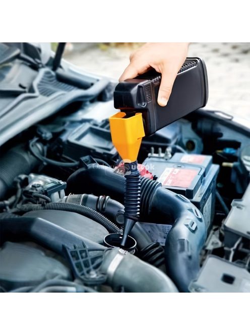 Motorolaj Tölcsér Sárga - Könnyű Öntéshez és Pontos Adagoláshoz