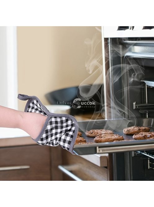 1db Kétkezes Szilikon, Hőálló Sütőkesztyű - Konyhai Védelem Magas Hőmérséklet Ellen