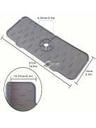 Szilikon Vízzáró Szőnyeg Mosogatóhoz, Narancs Színű Vízálló Konyhai Kiegészítő