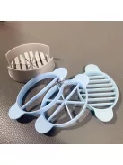 3 az 1-ben Tojásszeletelő - Többfunkciós Konyhai Eszköz Tojás Szeleteléséhez, Darabolásához és Aprításához