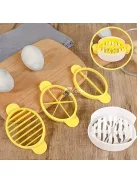 3 az 1-ben Tojásszeletelő - Többfunkciós Konyhai Eszköz Tojás Szeleteléséhez, Darabolásához és Aprításához