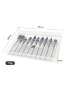 Profilmaró és Sorjamaró Készlet 10db - Precíziós Szerszámkészlet Fémmegmunkáláshoz