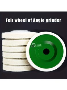   10db Rövidszálú Gyapjú Polírozó Korong Polírozógéphez Felületkezelésre