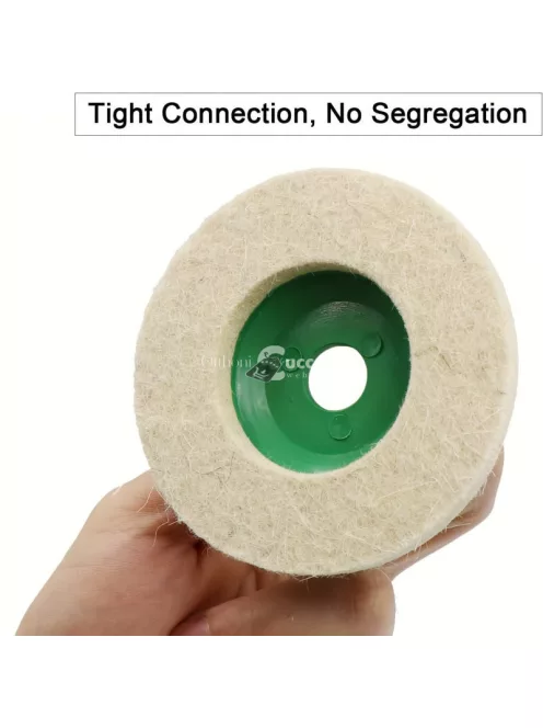 10db Rövidszálú Gyapjú Polírozó Korong Polírozógéphez Felületkezelésre