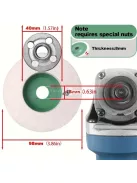 10db Rövidszálú Gyapjú Polírozó Korong Polírozógéphez Felületkezelésre