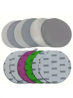   24 db 75 mm-es Csiszolókorong, Száraz és Nedves Csiszoláshoz, Univerzális Használatra