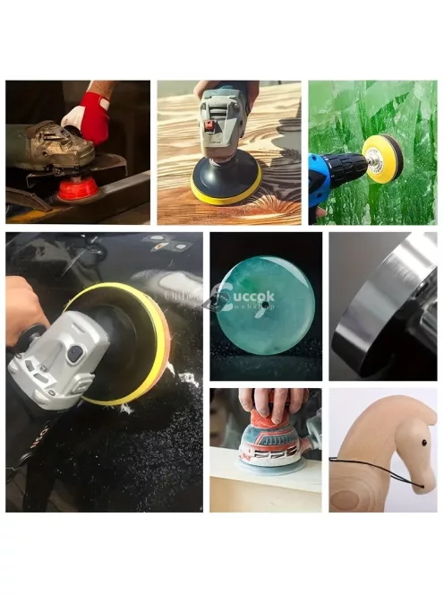 24 db 75 mm-es Csiszolókorong, Száraz és Nedves Csiszoláshoz, Univerzális Használatra