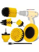 7db Fúrógéphez Illeszthető Súrolókefe Készlet Tisztításhoz