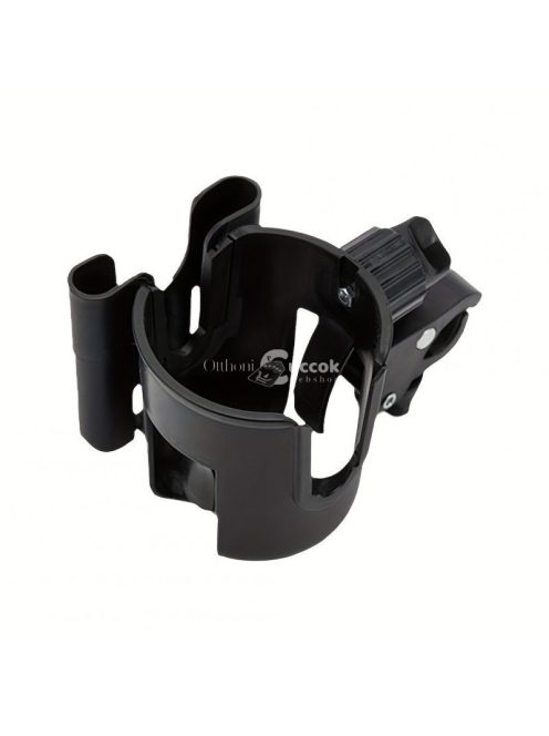 Univerzális pohártartó babakocsikhoz, Fekete - Praktikus kiegészítő sétákhoz és utazásokhoz