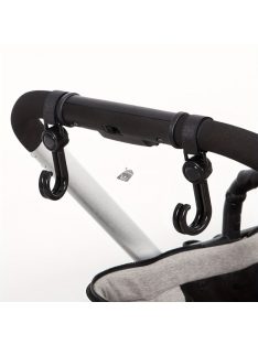   Akasztó Babakocsihoz, Forgatható Kampó - Praktikus Kiegészítő Szülőknek és Gondozóknak