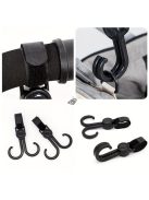 Akasztó Babakocsihoz, Forgatható Kampó - Praktikus Kiegészítő Szülőknek és Gondozóknak