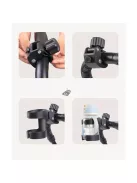 Univerzális, 360 fokban Forgatható Pohártartó Babakocsihoz, Stabil és Könnyen Rögzíthető