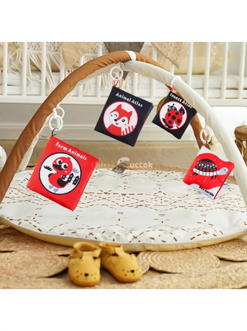 Kontrasztos Babakönyv Rovarok - Fejlesztő Képeskönyv Csecsemőknek és Kisgyermekeknek