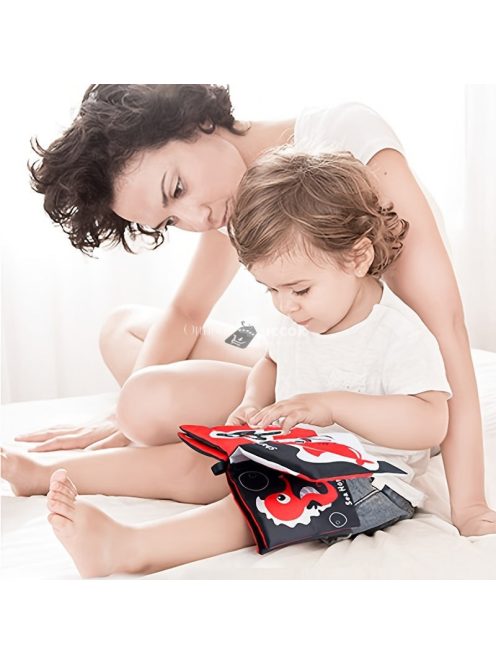 Kontrasztos Babakönyv Rovarok - Fejlesztő Képeskönyv Csecsemőknek és Kisgyermekeknek