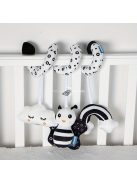 Babaágy Dekoráció Fekete-fehér Függő Játék Méhecske - Fejlesztő és Megnyugtató Babaszoba Kiegészítő