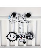 Babaágy Dekoráció Fekete-fehér Függő Játék Méhecske - Fejlesztő és Megnyugtató Babaszoba Kiegészítő