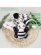 Babaágy Dekoráció Fekete-fehér Függő Játék Méhecske - Fejlesztő és Megnyugtató Babaszoba Kiegészítő