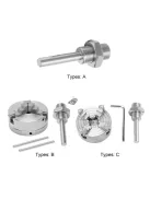 Eszterga Tokmány Három pofás fémmegmunkáláshoz, precíziós rögzítésre