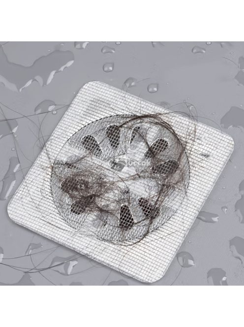 Padlóösszefolyó Szűrő, 10 db - Hatékony Lefolyó Védelem és Tisztítás