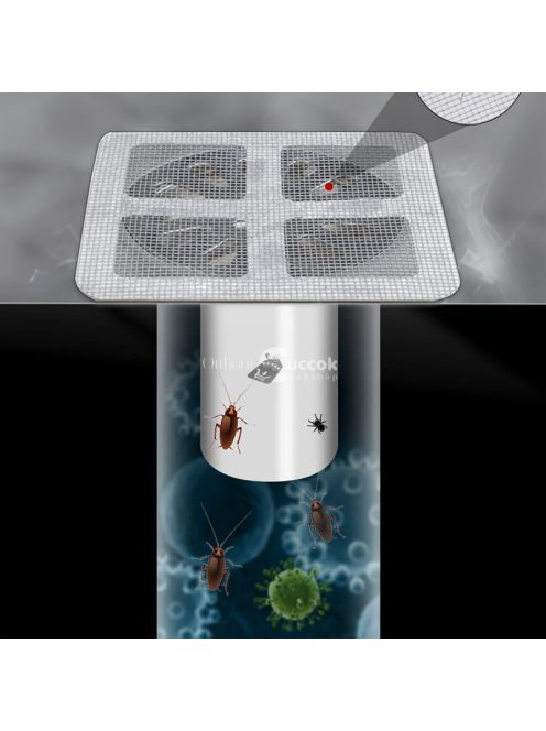 Padlóösszefolyó Szűrő, 10 db - Hatékony Lefolyó Védelem és Tisztítás