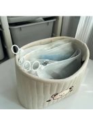 5db Átlátszó Cipzáros Rendszerező Tasak Utazáshoz és Tároláshoz