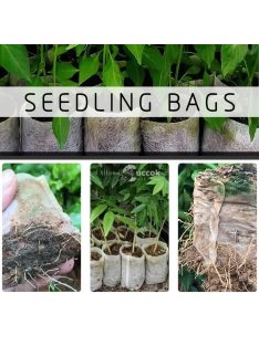   100db Lebomló Palántanevelő Tasak Kertészeti Ültetőzsákokhoz és Magvetéshez