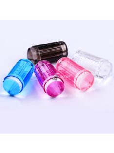   Fekete körömlakk bélyegző készlet kaparóval - DIY manikűr eszköz a professzionális eredményekért