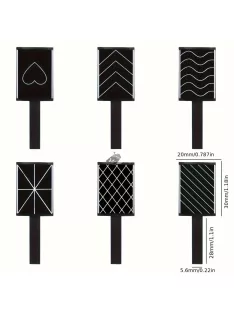   Mágneses Pálca 3D Macskaszem Gélhez - Varázslatos Köröm Művészeti Manikűr Eszköz UV Gélhez