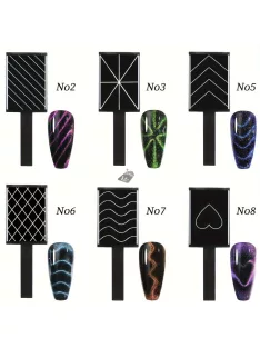   Mágneses Pálca 3D Macskaszem Gélhez - Varázslatos Köröm Művészeti Manikűr Eszköz UV Gélhez