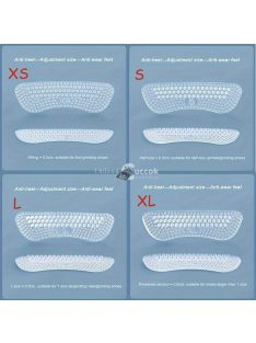   Öntapadó puha saroktartó párna betétek magas sarkú bő tornacipőhöz - 1 pár