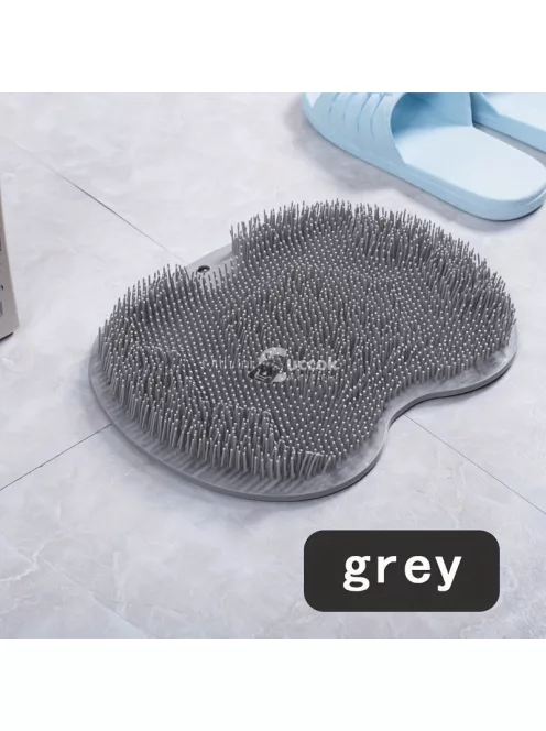 Falra Szerelhető Zuhany Láb- és Hátmasszírozó, Masszírozó Párnával és Szívócsészékkel - Elhalt Bőr Eltávolító Funkcióval