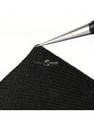 Fekete UV védő kesztyűk gél manikűrhöz és műkörömhöz, ujjatlan kesztyűk szalonoknak és otthoni használatra