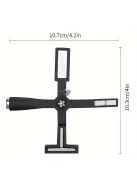 5 az 1-ben körömművészeti mágneses pálcika gél lakkhoz, multifunkcionális macskaszem mágneses tábla tokkal, körömtervezés matrica eszköz francia, margaréta és különböző hatásokhoz, professzionális nail art kiegészítő készlet