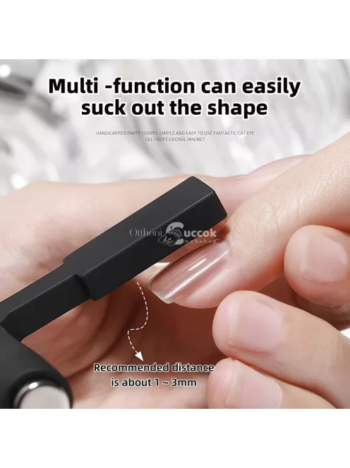 5 az 1-ben körömművészeti mágneses pálcika gél lakkhoz, multifunkcionális macskaszem mágneses tábla tokkal, körömtervezés matrica eszköz francia, margaréta és különböző hatásokhoz, professzionális nail art kiegészítő készlet