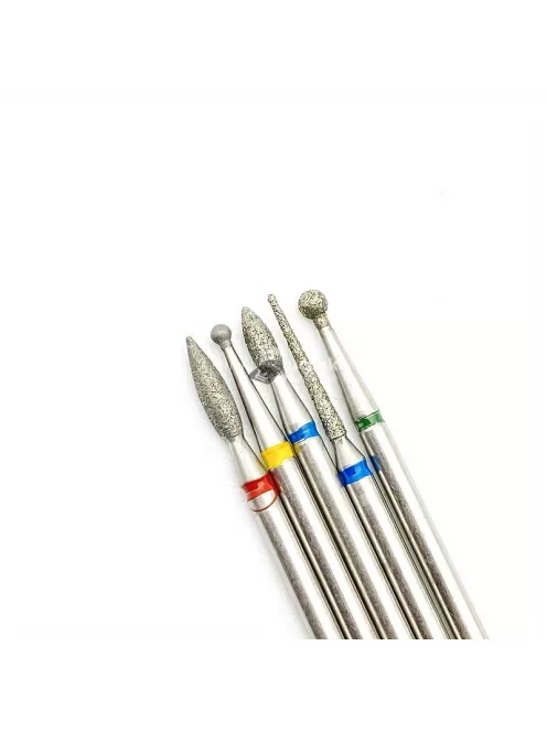 30db/készlet Körömpolírozó Bitek és Tisztítókefe, Pedikűr és Manikűr Eltávolító Akril Zseléhez, Nail Art Körömfúró Eszközök