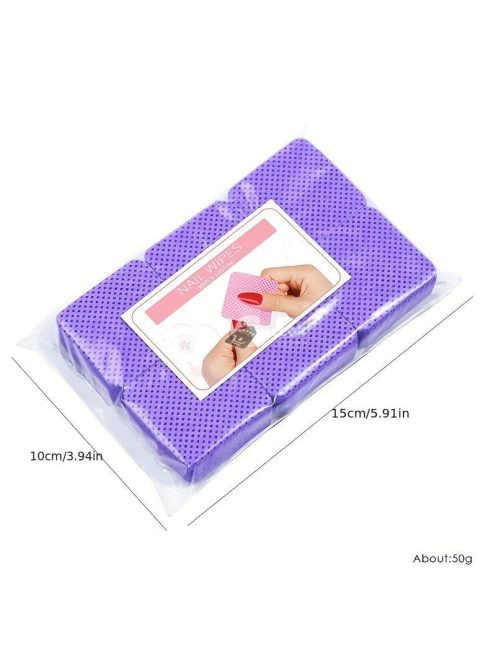 300 db/csomag Szöszmentes Körömlakklemosó Gél Körömtörlők és Körömpárnák Manikűr-Pedikűr Gél Körömdísz Tisztító Eszközök Tippekhez