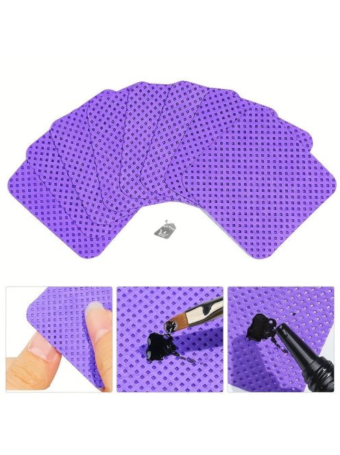 300 db/csomag Szöszmentes Körömlakklemosó Gél Körömtörlők és Körömpárnák Manikűr-Pedikűr Gél Körömdísz Tisztító Eszközök Tippekhez