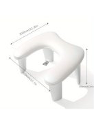 Ergonomikus körömdíszítő párna - Kényelmes kéz- és lábtámasz manikűrhöz, könnyen tisztítható szagmentes felülettel, ideális otthoni szalon használatra