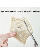 1 pár cipő sarokbetét szivacs vastag kopásgátló párna bélés női és férfi lélegző Achilles kezelésére és sarokhólyag megelőzésére, fekete