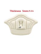 1 pár cipő sarokbetét szivacs vastag kopásgátló párna bélés női és férfi lélegző Achilles kezelésére és sarokhólyag megelőzésére, fekete